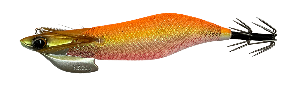 CRONO　2025年　ティップランエギ　Kestrel「ケストレル」#KES07 UV こたつミカン（腹部グロー）（全体ケイムラ）　ゆうパケット送料290円