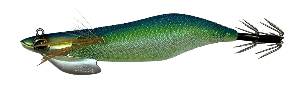 CRONO　2025年　ティップランエギ　Kestrel「ケストレル」#KES08 UV 爽快ミント（腹部グロー）（全体ケイムラ）　ゆうパケット送料290円